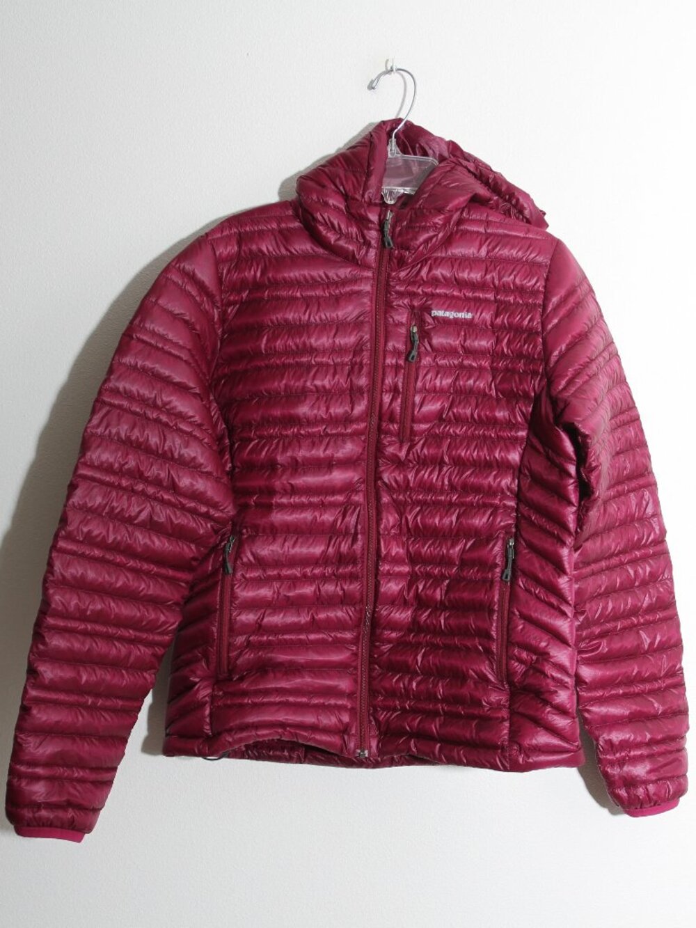 Patagonia W's Ultralight Down Hoody Full Zip Jacket 800 Goose Size Small